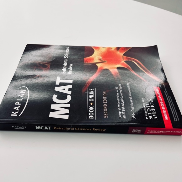 Kaplan MCAT Behavorial Science Review Book + Online Test Prep Second Edition - Picture 3 of 8